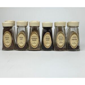 Vintage Lot of 12 Durkee Spice Jars - Used DY2407